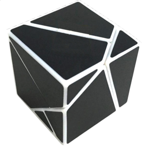 limCube Ghost Cube 2x2x2 – White Body with Black labels