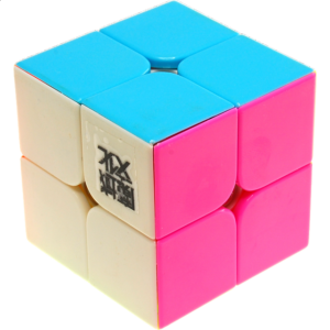 LingPo 2x2x2 Stickerless Body (with Pink) for Speed Cubing