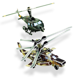 Military Helicopters – 3D Jigsaw Puzzle