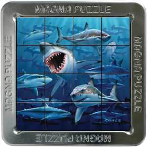Magna 3D Lenticular Puzzle: Sharks