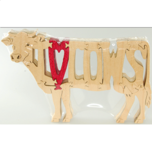 I Love Cows – Wooden Jigsaw