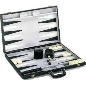 21 inch Backgammon Set – Black and White