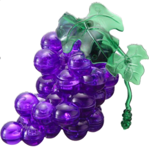 3D Crystal Puzzle – Grapes