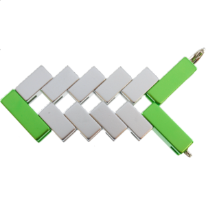 Mini Line Cube – Green