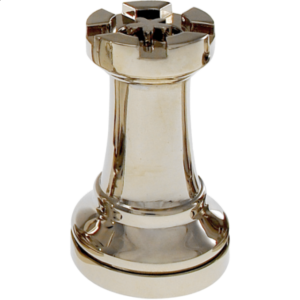 Silver Color Chess Piece – Rook