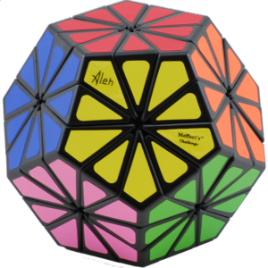 New Improved 12 color Pyraminx Crystal – Black body