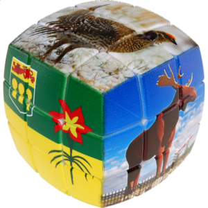 V-CUBE 3 Pillow (3x3x3): Saskatchewan