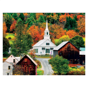 USA: Waits River Church – Vermont, New England