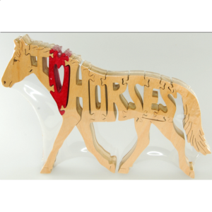 I Love Horses – Wooden Jigsaw