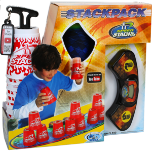 Speed Stacks: StackPack – White with Red Flames