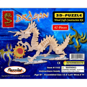 Dragon – Small – 3D Wooden Puzzle