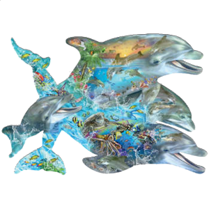 Song of the Dolphins – Shaped Puzzle