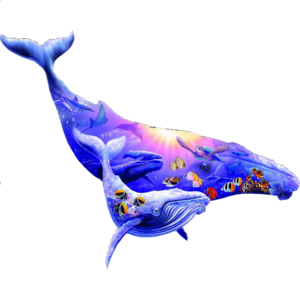 Humpback Whale – Shaped Jigsaw Puzzle