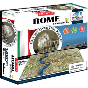4D City Scape Time Puzzle – Rome