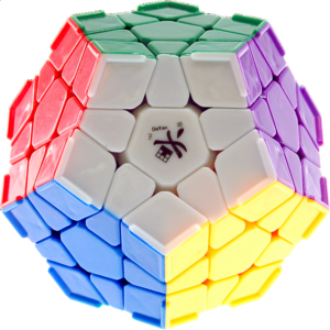 Megaminx I with corner ridges – 12 solid color