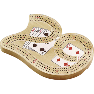 Large ” 29 ” 3 Track Cribbage Board