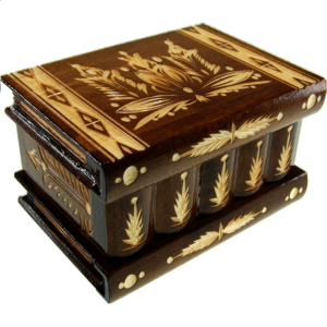 Romanian Puzzle Box – Large Brown