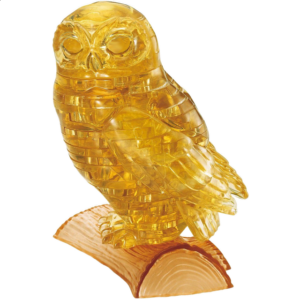 3D Crystal Puzzle – Owl (Brown)