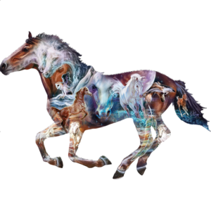 The Mystery of the Horse – Shaped Jigsaw Puzzle