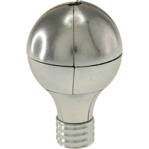 Magnetic Light Bulb Puzzle – Silver