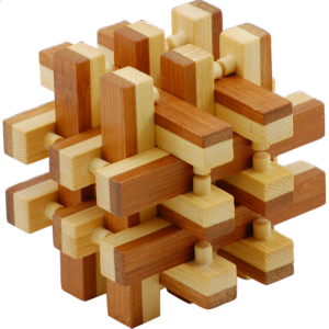 Bamboo Wood Puzzle – Lock Up