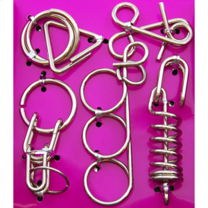 Hanayama Wire Puzzle Set – Purple