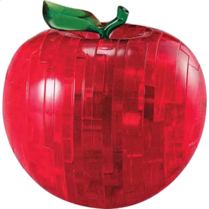 3D Crystal Puzzle – Apple (Red)