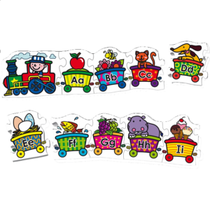 Alphabet Train: Shaped Floor Puzzle