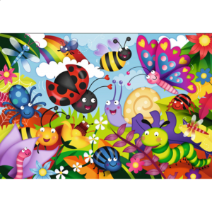 Cute Bugs – Super Sized Floor Puzzle