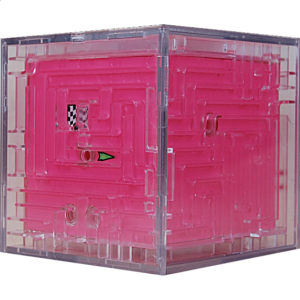 3D Ball Maze: Cube 1 – Pink