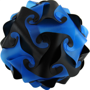 Cyclone Puzzle – Blue and Black