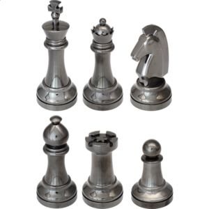 Black Color Chess Puzzle Set