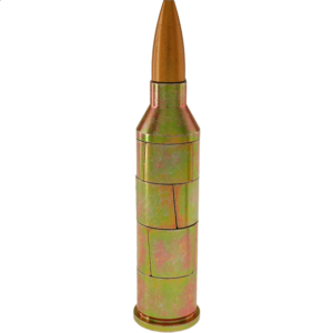 Magnetic .50 Caliber Bullet Puzzle – Gold (Realistic)