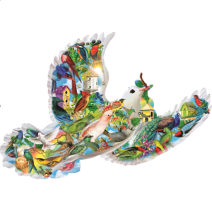 Feathered Friends – Shaped Jigsaw Puzzle