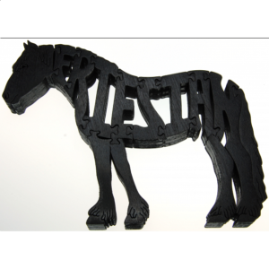 Friesian Horse – Wooden Jigsaw