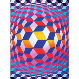 Globe With Spheres Puzzle by Victor Vasarely