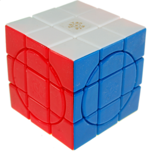 Crazy 3×3 Plus – Stickerless – 4 Circle Faces