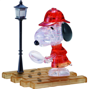 3D Crystal Puzzle – Detective Snoopy