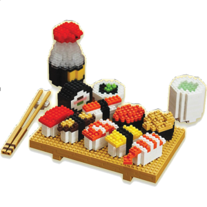 3D Pixel Puzzle – Sushi