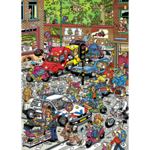 Jan van Haasteren Comic Puzzle – Traffic Chaos