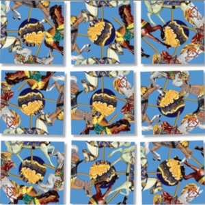 Scramble Squares – Carousel Ponies