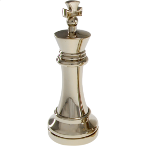 Silver Color Chess Piece – King