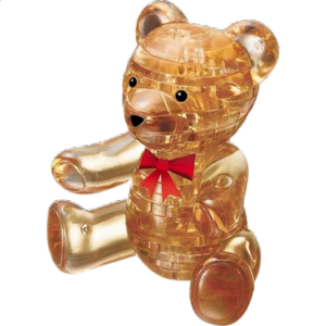 3D Crystal Puzzle – Teddy Bear (Brown)