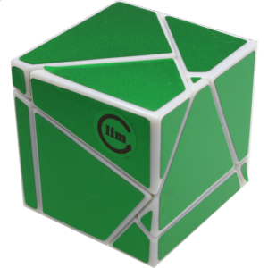 limCube Ghost Cube 2x2x2 – White Body with Green labels