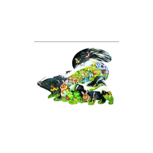 Black and White – Shaped Jigsaw Puzzle