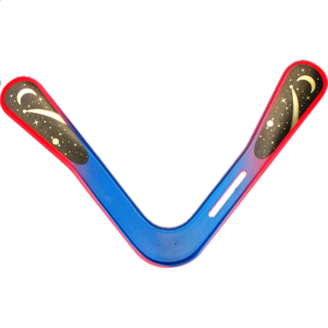 Night Blazer – polymer boomerang – Right Handed