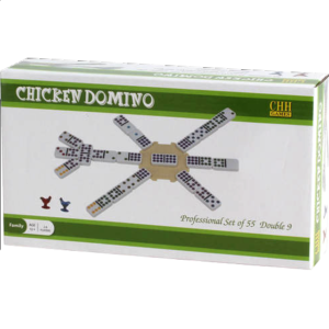 Chicken Domino Double 9 – Professional Set of 55
