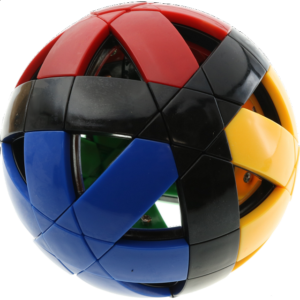 12-Axis Puzzle Ball V1 – 4 color with black edge