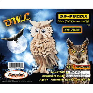 Owl – 3D Wooden Puzzle