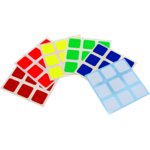3x3x3 Full-Bright Sticker Set